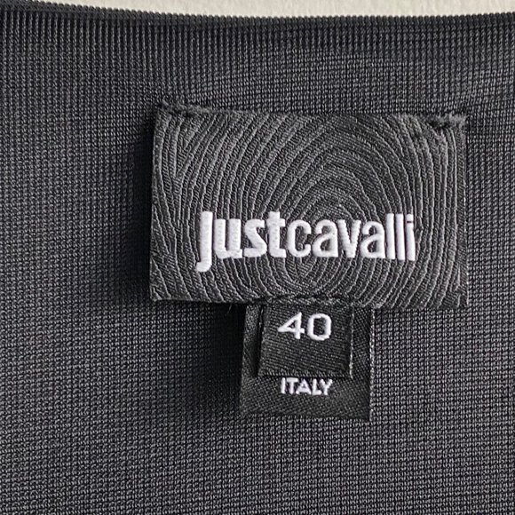 JUST CAVALLI Black Fire Design Dress - Picture 8 of 8